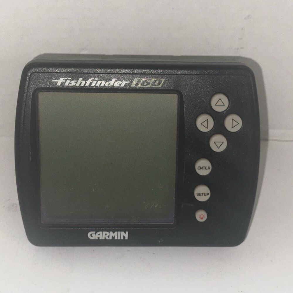 Garmin Fishfinder 160 Fish Finder Head Unit Only Untested Marine Sonar Boat